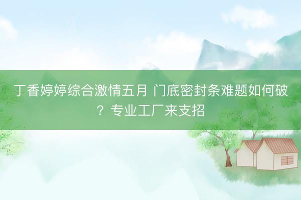 丁香婷婷综合激情五月 门底密封条难题如何破？专业工厂来支招
