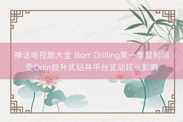神话电视剧大全 Borr Drilling第一季度利润受Odin自升式钻井平台览动延长影响