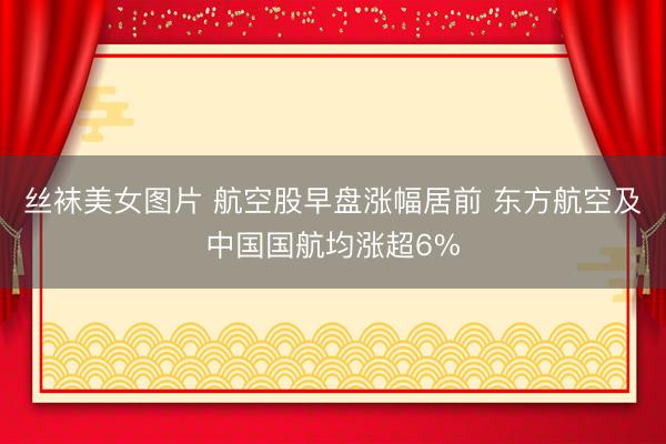 丝袜美女图片 航空股早盘涨幅居前 东方航空及中国国航均涨超6%